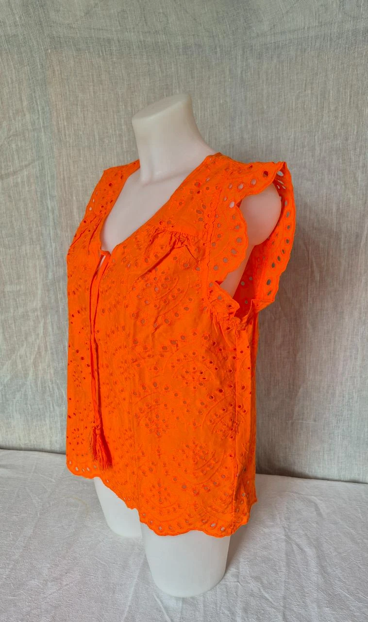 Orange blouse "Gémo" size XL new – photo 2